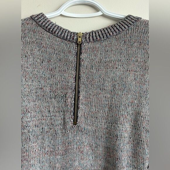 Anthropologie Moth Open Knit Back Zipper Sweater - Picture 6 of 8